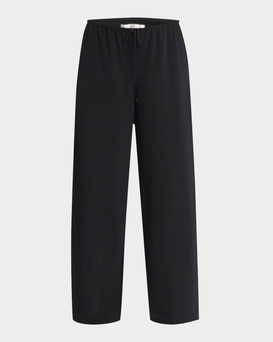 Bariem Wide-Leg Jersey Pants